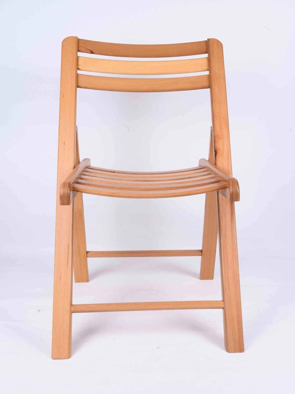 Beechwood Folding Chair Brown