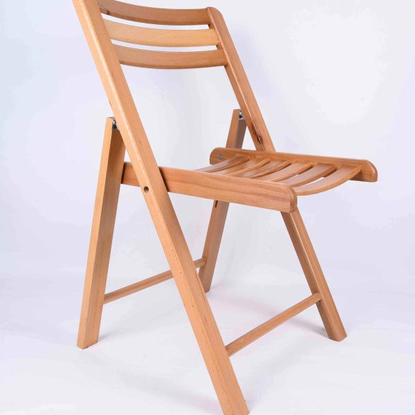 Beechwood Folding Chair Brown