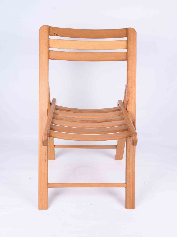 Beechwood Folding Chair Brown