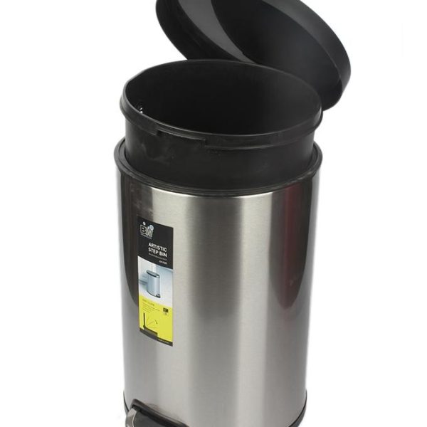 Pedal bin 20Ltr Stainless Steel Soft Close Hydraulic Dustbin