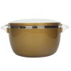 Thailand Hotpot Plastic 24cm White and Golden Color with Lockable Inner Stainless Steel