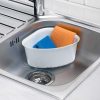 Sink Strainer Basket Triangle Gondol(White)