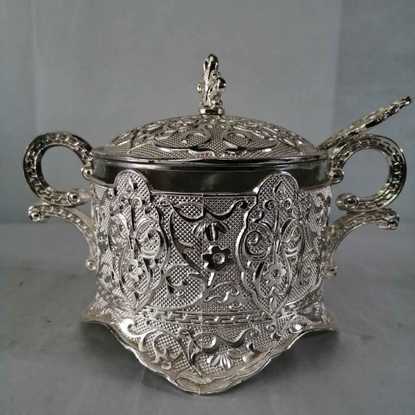 Royal Silver Sugar pot with spoon