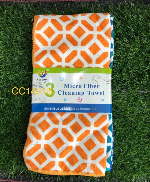 Micro Fiber Cleaning Towel 3pcs Set