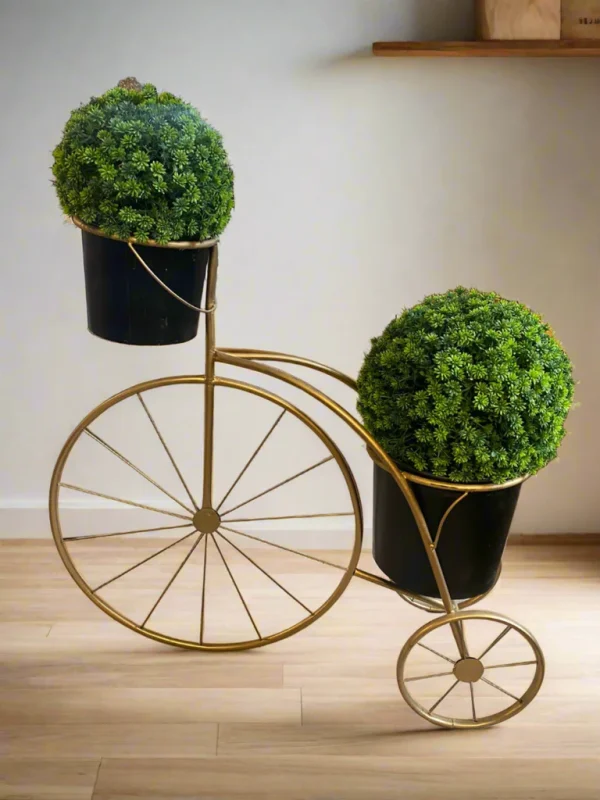 Planters Shape of Cycle – Decorative Metal Plant Holder for Home & Garden