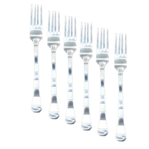 Stainless Steel Line Design Cutlery - Image 4