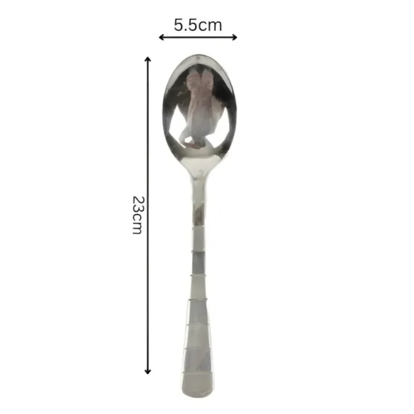 Stainless Steel Line Design Cutlery - Image 11