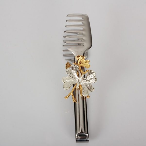 Elegant Stainless Steel Fancy Serveware Tongs - Image 8