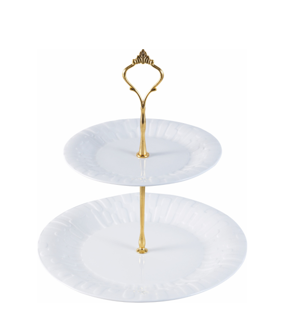 Detachable Cake Stand – European Style 2-Tier Pastry, Cupcake & Fruit Plate | Home Decor