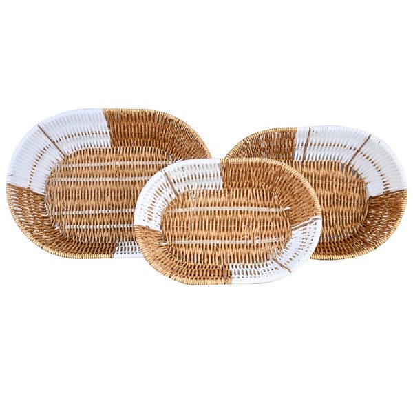 Multipurpose Plastic Storage Baskets – Set of 3 - Image 3