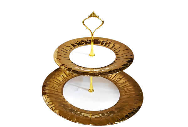 Detachable Cake Stand – European Style 2-Tier Pastry, Cupcake & Fruit Plate | Home Decor - Image 3