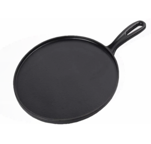 Iron Tawa - Heavy Duty Cast Iron Griddle for Cooking | Pre-Seasoned & Durable - Image 2