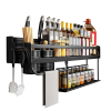 Wall-Mounted Kitchen Organizer & Spice Rack – Space-Saving Storage Solution