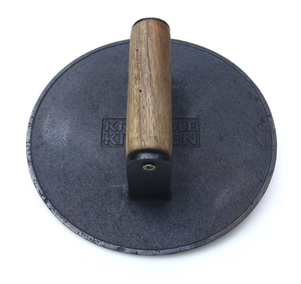 Burger Press, Cast Iron – Pre-Seasoned | Heavy-Duty Smash Burger Tool - Image 3