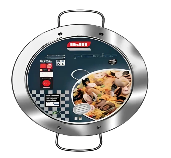 Premium Electric Hob, Induction & AGA Compatible Paella Pan – Non-Stick Steel Cookware