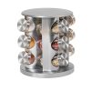 Revolving Countertop Spice Rack – 12 Jar Stainless Steel Carousel