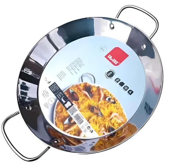Premium Electric Hob, Induction & AGA Compatible Paella Pan – Non-Stick Steel Cookware - Image 2