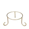 Elegant Gold Metal Stand for Hot Pots & Serving Dishes