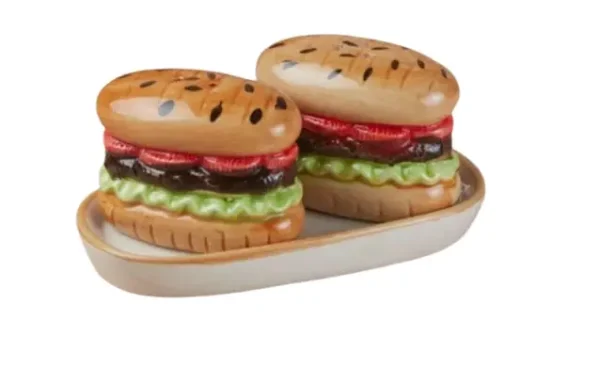 Burger Buddy Salt & Pepper Shaker Set