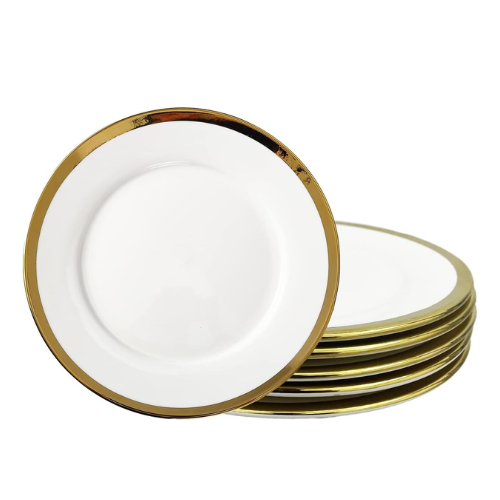 Gold rim Plate