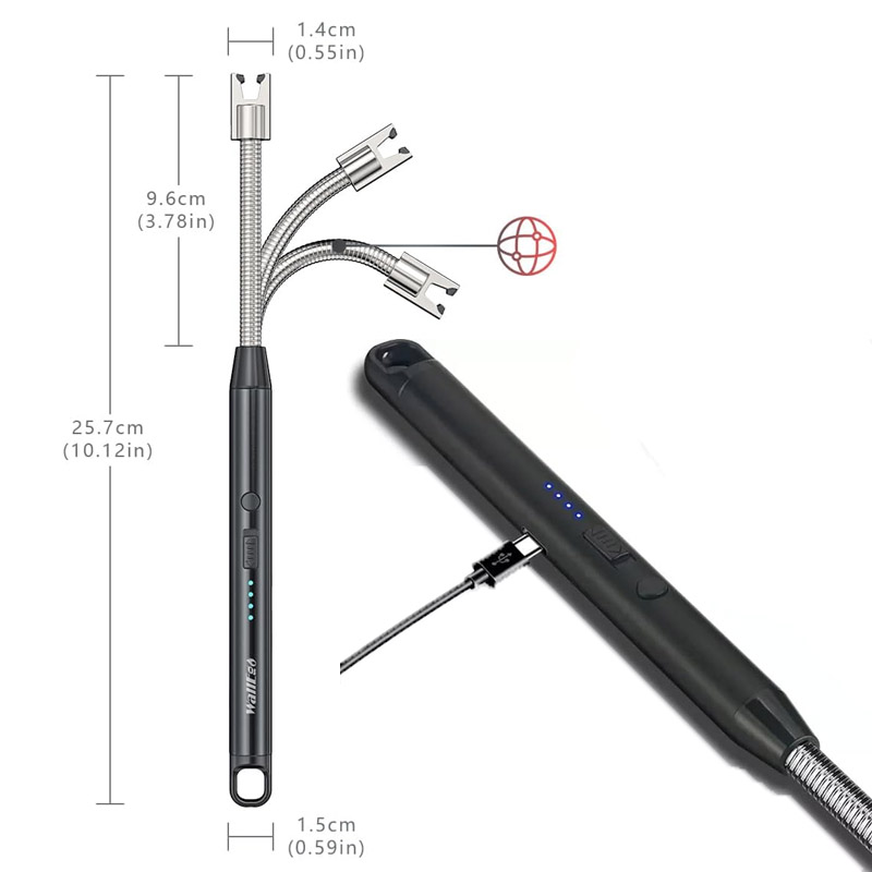 Usb chargeable electric lighter