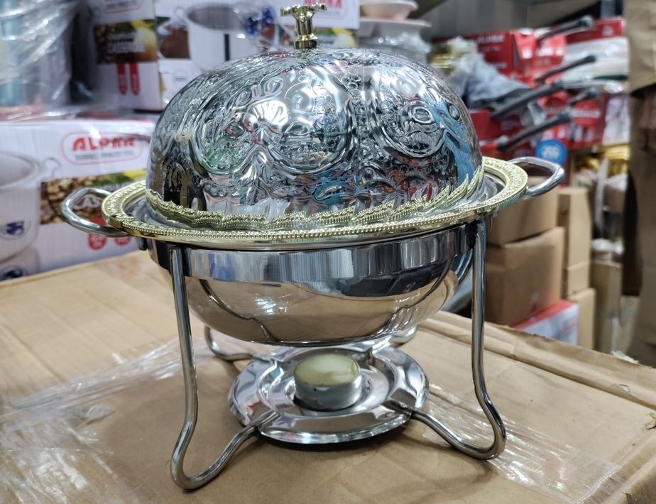 Elegant Stainless Steel Chafing Dish (3)